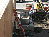 Mill Valley Addition structural work